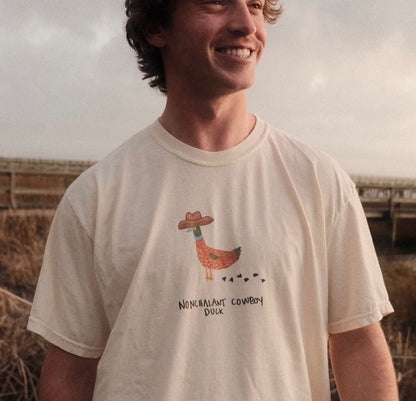 A DUCKING COWBOY TEE